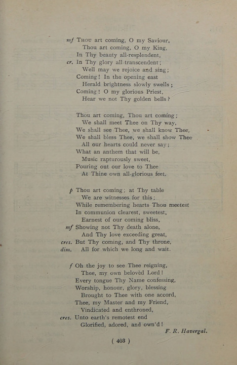 The Y.M.C.A. Hymnal: specially compiled for the use of men page 403