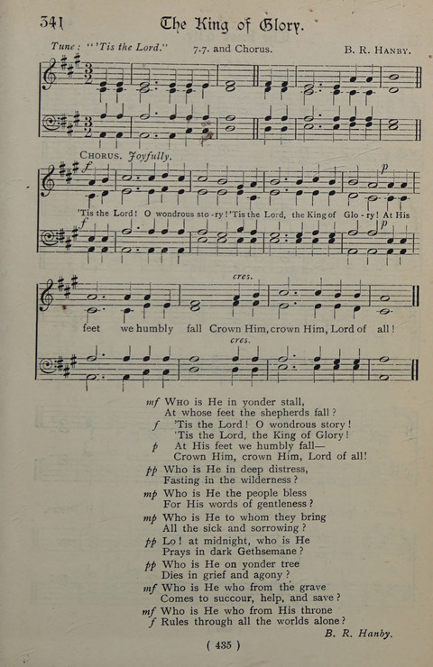 The Y.M.C.A. Hymnal: specially compiled for the use of men page 435